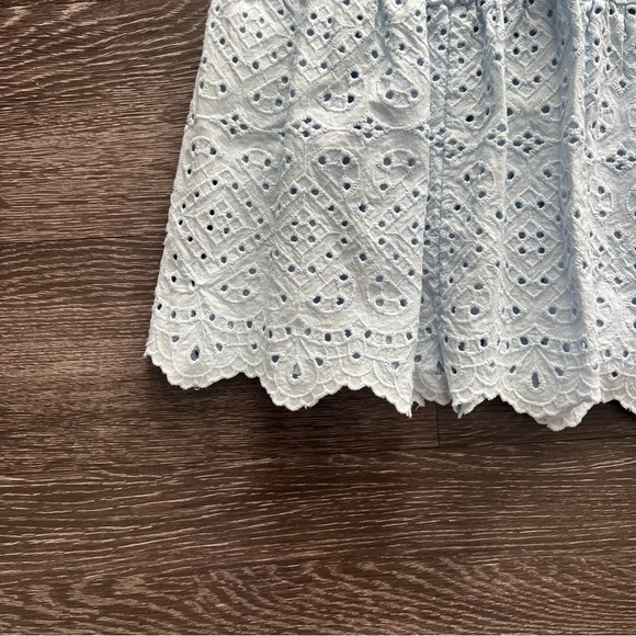 Anthropologie Maeve Harper Eyelet Babydoll Mini Dress - Picture 3 of 9